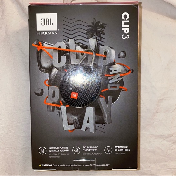 JBL Clip 3 Bluetooth Speaker - Picture 6 of 7